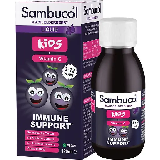 Натуральна добавка Sambucol Black Elderberry For Kids 120 мл