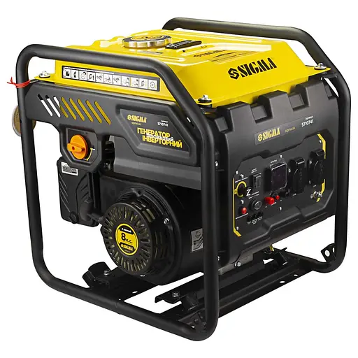 Генератор інверторний SIGMA 4.0/4.5 кВт, однофазний, ручний запуск (5710741) - фото 5