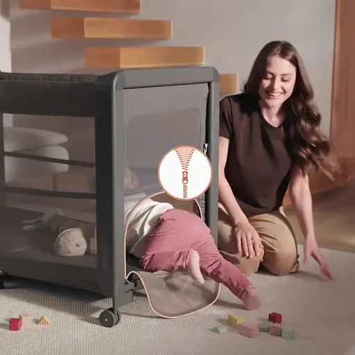 Манеж-ліжко Lionelo Patty Grey Graphite (LO-PATTY GREY GRAPHITE) - фото 10