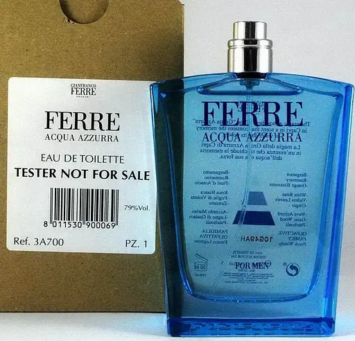 Оригинал Gianfranco Ferre Acqua Azzurra 100 мл ТЕСТЕР туалетная вода - фото 1