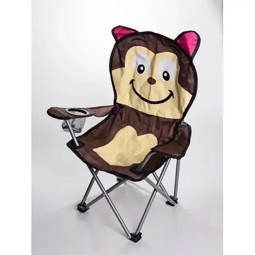 Детское кресло Lugi SJ-0065BR туристическое складное 34х58х65 см коричневое - фото 2