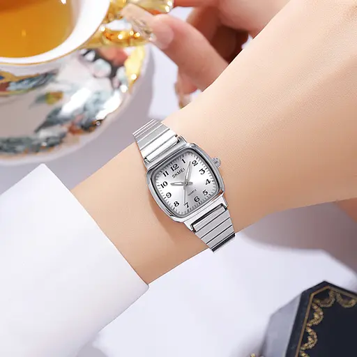 Наручний годинник жіночий 2292SI-AC Silver Numbers Skmei acs0030046 - фото 3