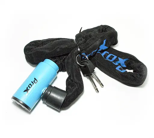 Велосипедний замок Prox Enduro8 8 x 1000 мм ланцюговий під ключ червоний (G0000168)