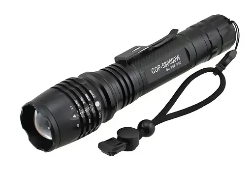 Фонарь X-Balong BL-P08-P50 + zoom + ЗУ220/12В +2x18650 + 5 режимов