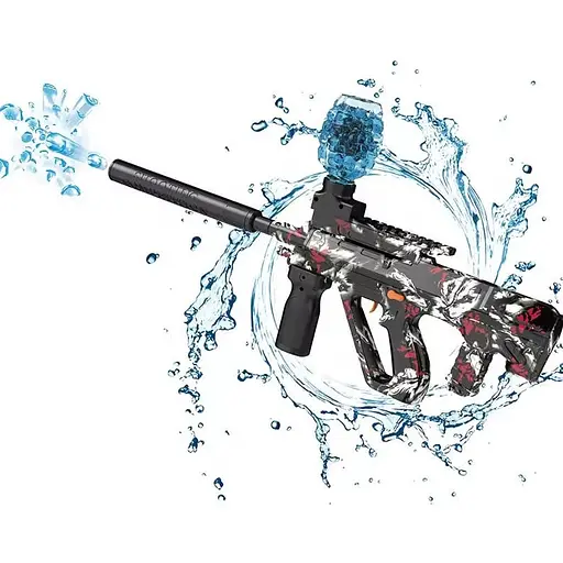 Бластер автоматический OldBro AUG Gel Ball с гель шариками орбиз 10500 шт. eXtream BlackW - фото 1