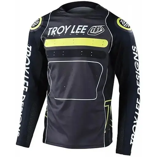 Велоджерси Troy Lee Designs Sprint Jersey Drop In Black/Green XL (1106-323326015)