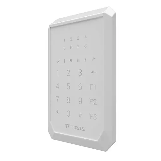 Клавиатура Tiras K-PAD8 White на 8 индикаторов зон. (21-00107) - фото 5