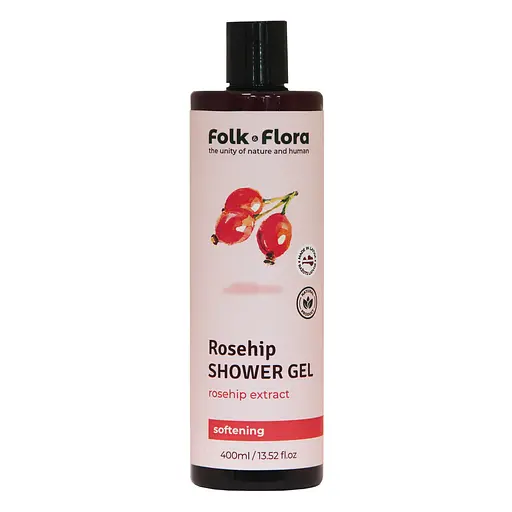 Гель для душа Шиповник Folk&Flora 400 мл - фото 1
