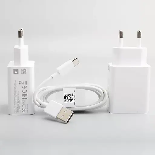 Комплект быстрой зарядки для телефона Xiaomi 18W блок и кабель USB-C - фото 4