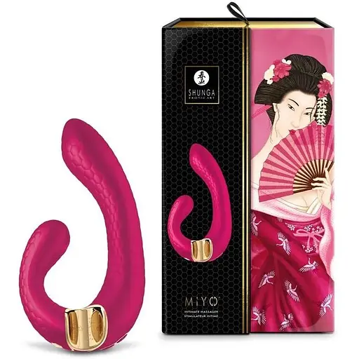 Вибратор-кролик Shunga Miyo Raspberry - фото 7