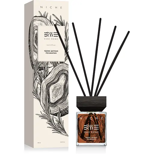 Аромадиффузор ESSE NICHE Удовое дерево и Розмарин 100 мл