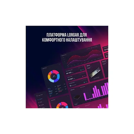 Клавіатура Lorgar Azar 514 RGB USB UA Black (LRG-GK514B-UA) - фото 8