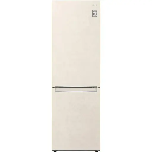 Холодильник LG с нижним морозильным отделением 186x60х68 холод.отд. 234 л мороз.отд. 107 л 2дв. А+ NF инв. диспл внутр. бежевый - фото 1