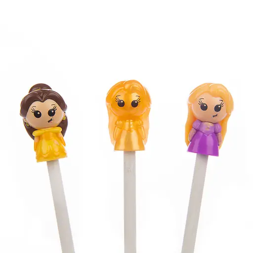 Набір колекційних фігурок-топерів Принцеси Дісней Sambro DSP20-3980-KV-FO серії Bop n Tops 3 фігурки - фото 3