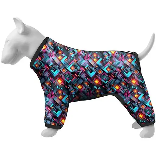 Ветровка для собак Waudog Clothes, рисунок "Бесконечные миры", L50