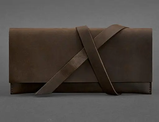 Кожаный тревел-кейс Voyager 1.0 темно-коричневый Crazy Horse - фото 1