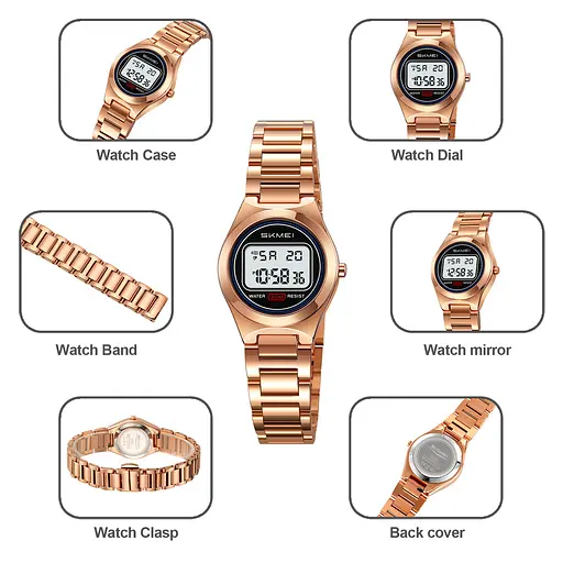 Годинник Skmei Vibe RoseGold - фото 7