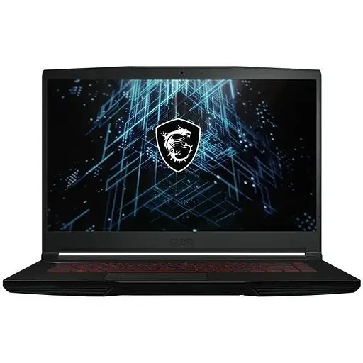 Ноутбук Ігровий MSI Thin GF63 12VF-640XRO, Intel Core i7-12650H 4.7GHz, 15.6" FHD, 16GB, SSD 512GB, NVIDIA GeForce RTX 4060 8GB, DOS, чорний