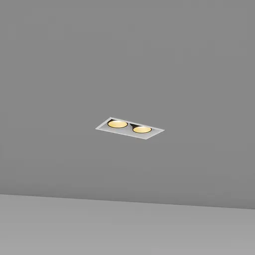 Встраиваемый светильник Skarlat RSL74092-2 2x10W WH+BK 3000K