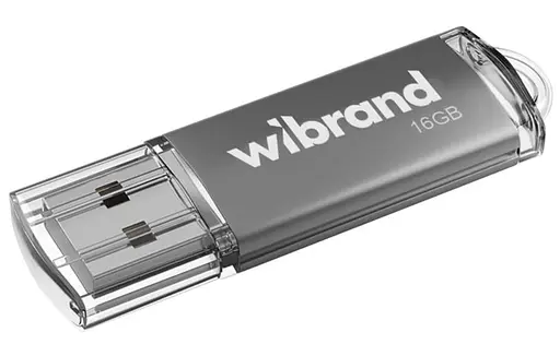 Flash Wibrand USB 2.0 Cougar 16Gb Silver - фото 1