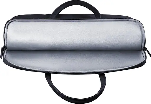 Сумка для ноутбука Defender 15.6" Trendy з кишенею, шкира, чорна (26130) - фото 5