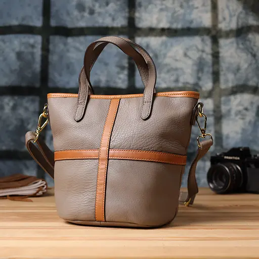 Вместительная сумка Vintage из натуральной кожи для женщин 25х33х13 см sum0027564 - фото 10