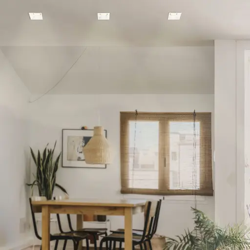 Світильник Videx під лампу GU10 врізний Квадрат Білий VL-SPF09S-W - фото 3