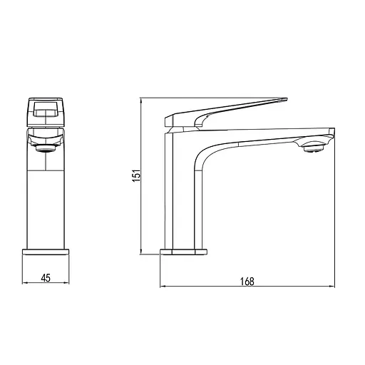 Змішувач для раковини Corso BOLSENA CB-2A137C - фото 6