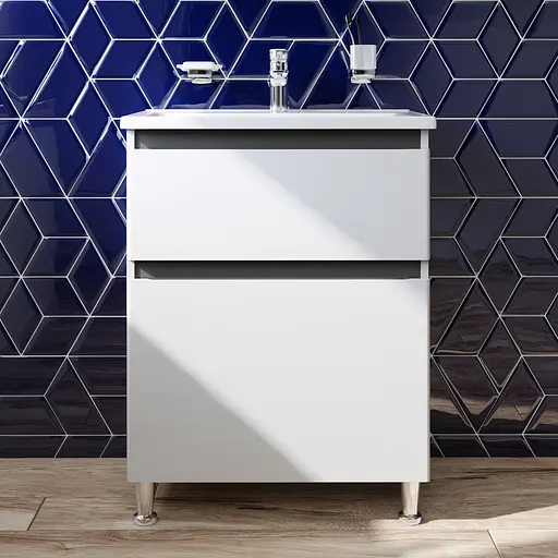 Тумба підлогова AM.PM X - Joy 65 см з умивальником (M85-FSX0652-WC0652WG38) - фото 2