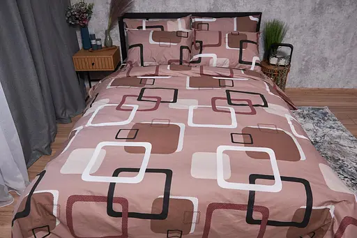 Комплект постельного белья Moon&Star Бязь Gold Люкс Gina King Size 220x240 наволочки 2х70х70 - фото 4