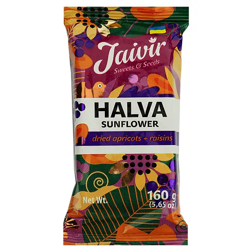 Халва Жайвір соняшникова Фруктовий мікс 160 г
