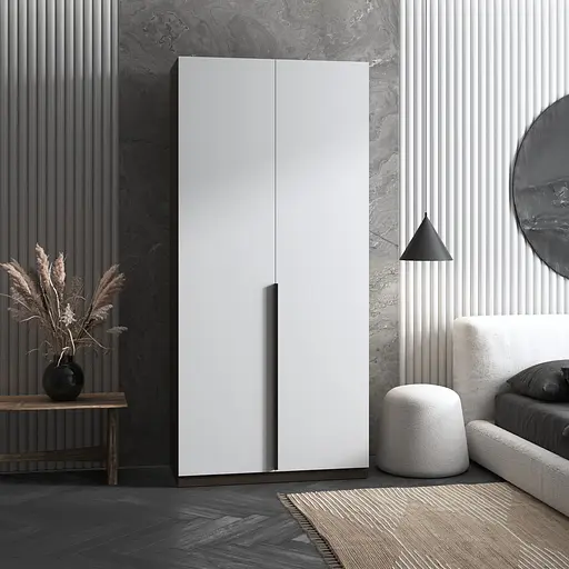 Шкаф для одежды Vays M-26, с полками, ЛДСП, 100×50×220 см - для спальни, гостиной, прихожей - фото 9