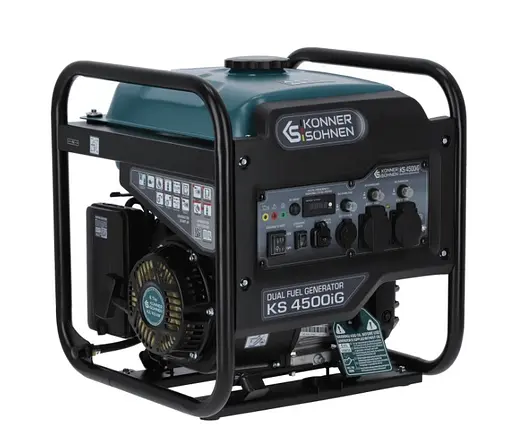 Інверторний генератор газ/бензин Konner&Sohnen 4.2/4.5 кВт KS 4500iG - фото 5