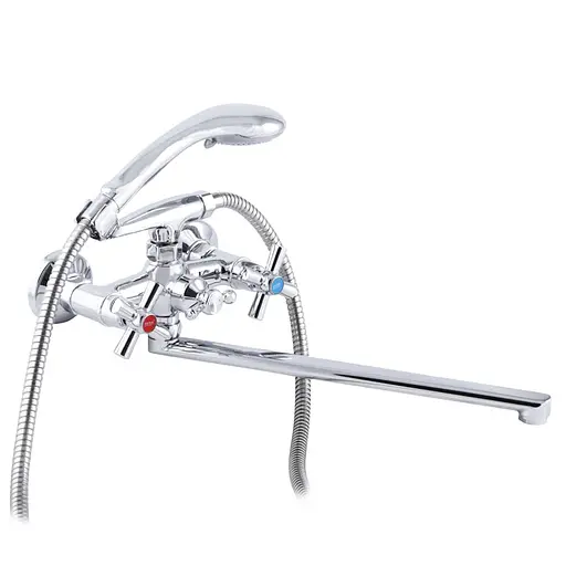 Смеситель для ванны Zerix D4Q 722 ZX0214 Хром - фото 1