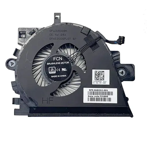 Правий Кулер для ноутбуку HP ZBook 15 G3 (848252-001) - фото 1