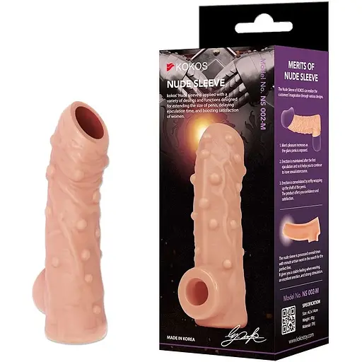 Насадка на член Kokos Nude Sleeve NS 002 M - фото 2