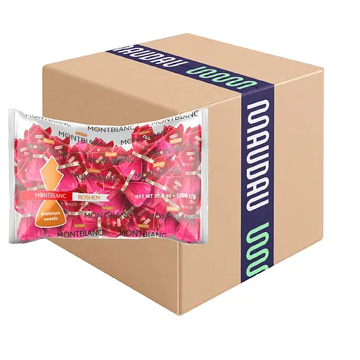 Цукерки Roshen Mont Blanc з подрібненим мигдалем 1 кг (891722)