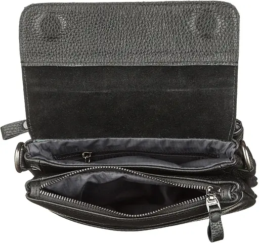 Сумка кожаная мужская SHVIGEL 21,5х16х4-10 см sum0012771 - фото 3