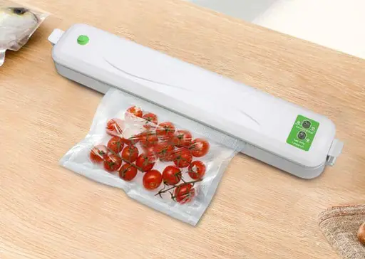 Вакуумний пакувальник NEW Vacuum Sealer ZWPA-001 вакууматор білий із зеленим - фото 2