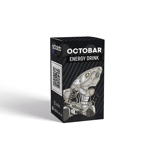 Набор компонентов для самозамеса солевой заправки Octobar NFT Energy Drink 10 мл 0-50 мг Энергетик, ягоды (12423) - фото 2