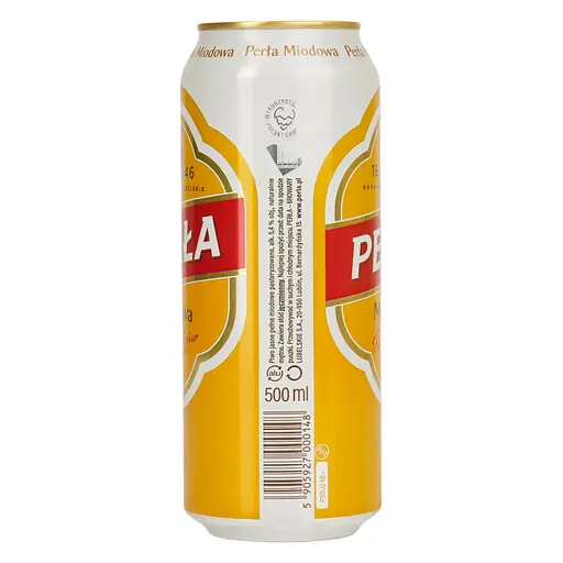Пиво Perla Miodowa светлое фильтрованное 5.4% 0.5 л - фото 3