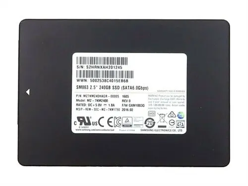 Накопичувач SSD Samsung Sata 2.5" 240 Gb SM863 (MZ7KM240HAGR) Б/в - фото 2