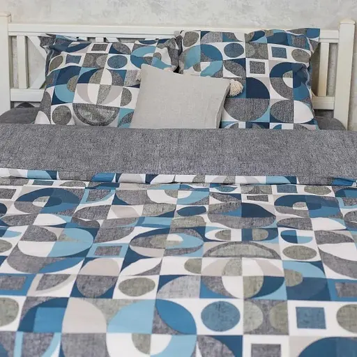 Комплект постільної білизни Viluta полуторний ранфорс 22198 100% бавовна - фото 4