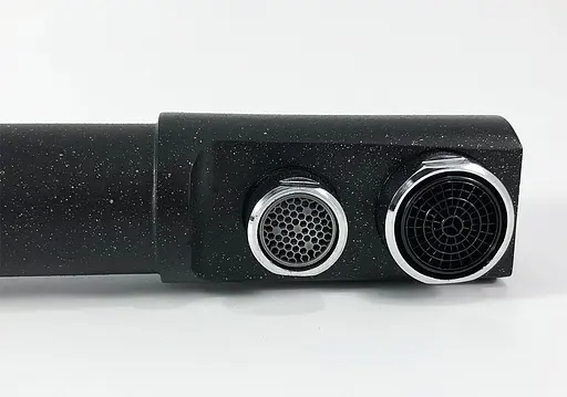 Смеситель для кухни однорычажный Г-образный гусак под фильтр латунный корпус Ø35 черный Frap 1/10 F4352-7 Черный матовый - фото 8