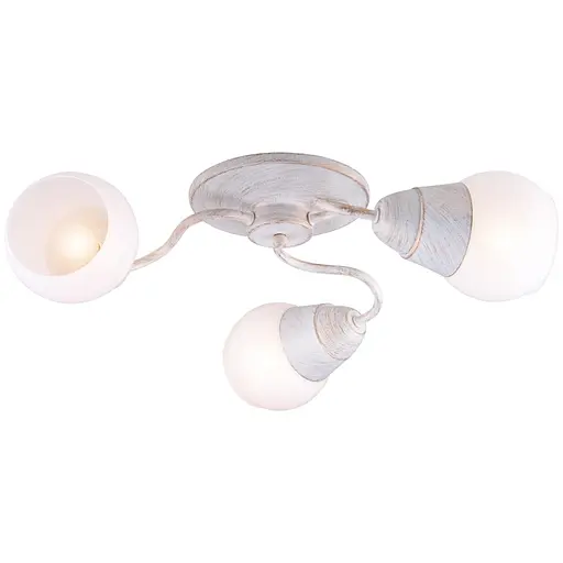 Люстра Brille класична стельова в спальню E14 40W WH (LK-554C/3) - фото 3
