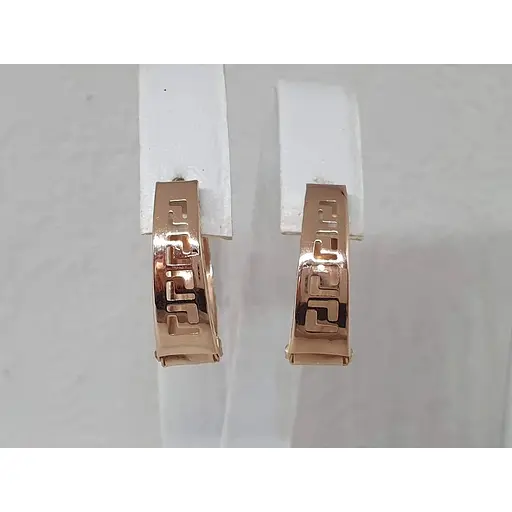 Золоті сережки Favoritum 2 в 1 з алмазною гранню. 2543 - фото 6