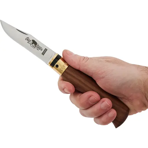 Нож Old Bear Classic Carbon Steel L Walnut - фото 5