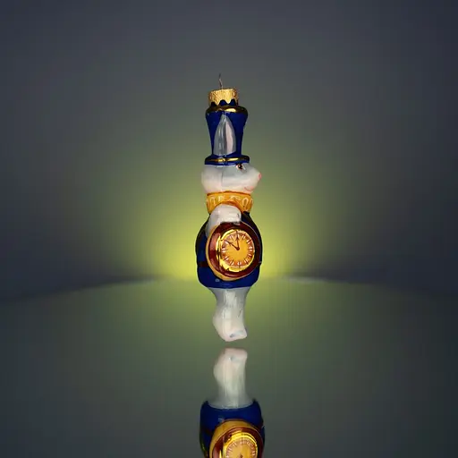 Ялинкова прикраса Різдвяні історії Кролик різдвяний скло (4820001045772) - фото 3