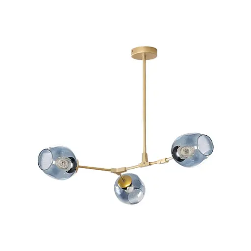 Декоративная люстра 19662-3 на 3 плафона - фото 3