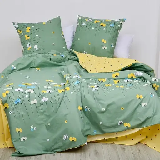 Комплект постільної білизни Viluta євро ранфорс 21142 100% бавовна - фото 1